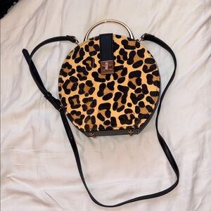 Dune London Leopard Print Crossbody Bag